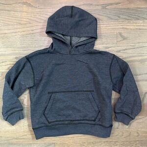 Crewcuts Heathered Blue Hoodie Relaxed Fit
